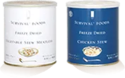 2008年に維新された25年保存可能非常食サバイバル®フーズパッケージ